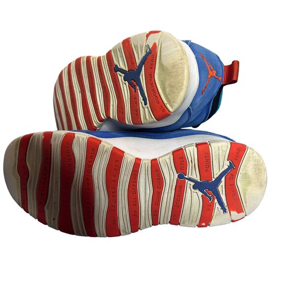 Air Jordan 10 Retro Tinker Racer Sneakers 310805-408 Men's Sz. 8.5 (ML-1MS-005) - Picture 7 of 9